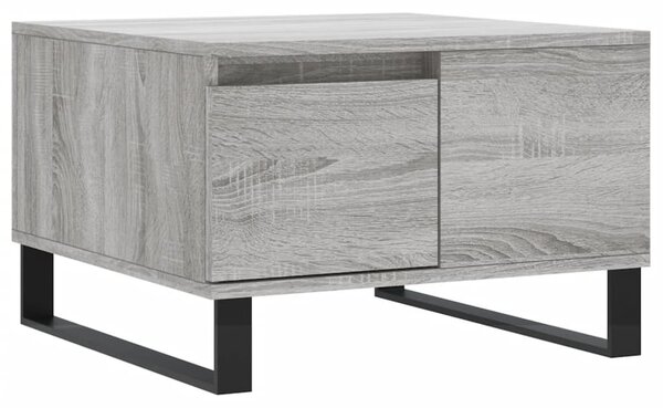 Coffee Table Grey Sonoma 55x55x36.5 cm Engineered Wood