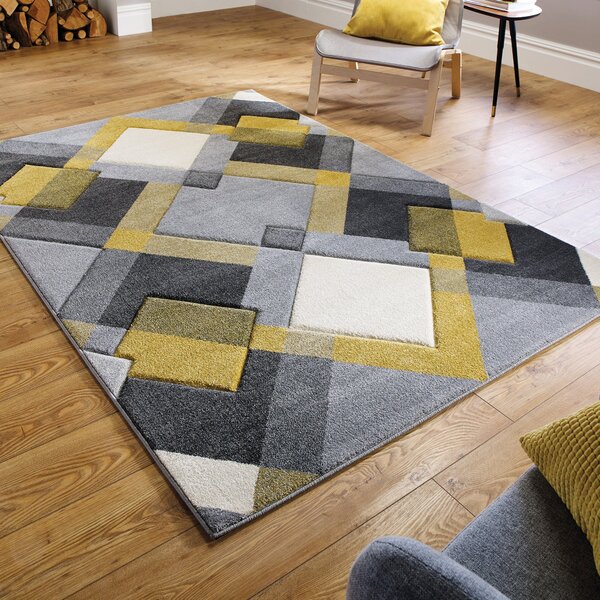 Hand Carved Nimbus Rug Ochre