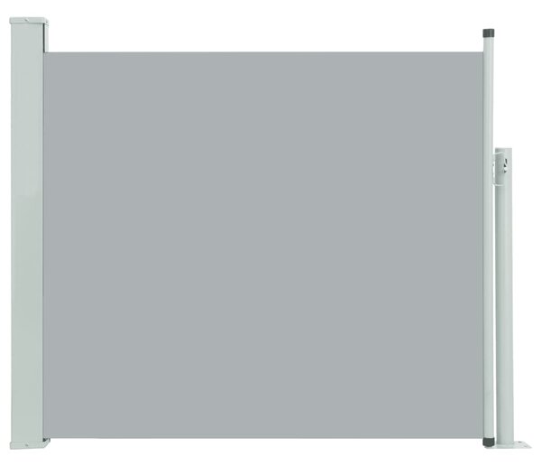 Patio Retractable Side Awning 100x300 cm Grey