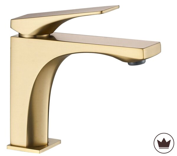 Bathroom faucet PREMIUM Rea Joe Brush Gold low