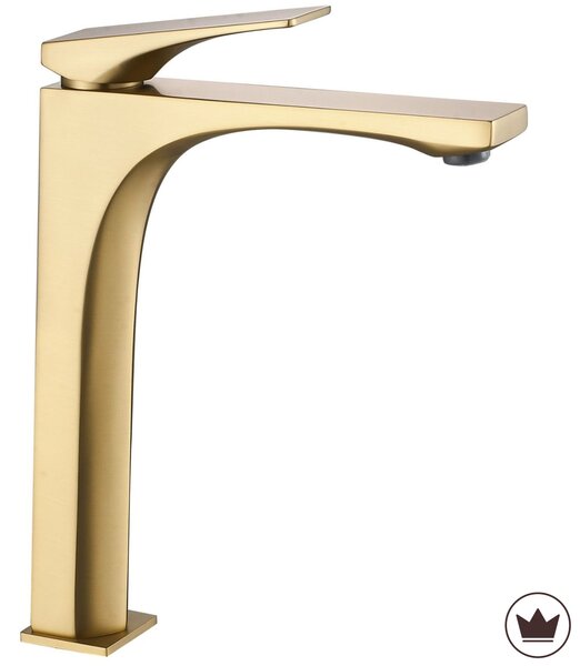 Bathroom faucet PREMIUM Rea Joe Brush Gold High