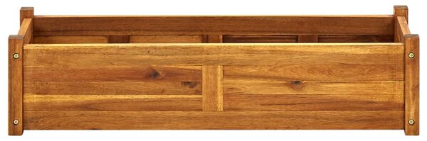 Garden Raised Bed Acacia Wood 100x30x25 cm