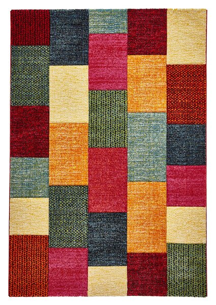 Brooklyn 21830 Rug Grey, Green, Pink, Red, Yellow and Orange