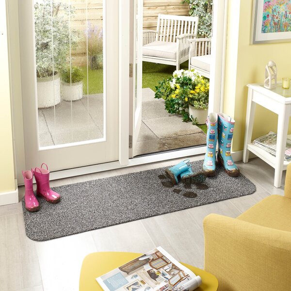 Marvel Mats Washable Doormat Charcoal