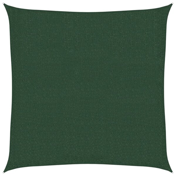 Sunshade Sail 160 g/m² Dark Green 2.5x2.5 m HDPE