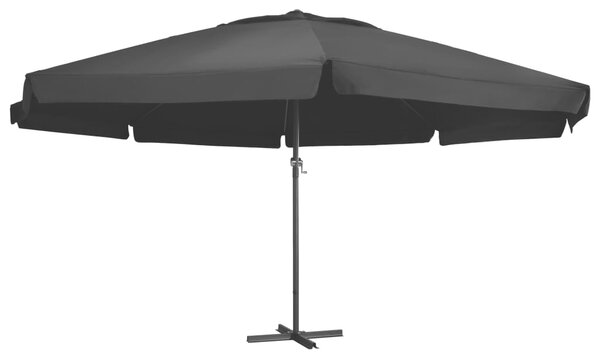 Garden Parasol with Aluminium Pole 500 cm Black