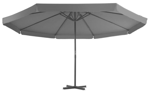 Garden Parasol with Aluminium Pole 500 cm Anthracite