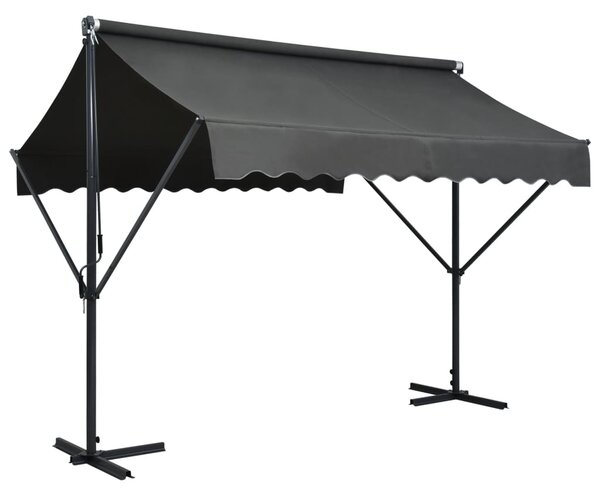 Free Standing Awning 300x300 cm Anthracite