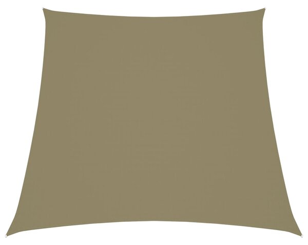 Sunshade Sail Oxford Fabric Trapezium 4/5x4 m Beige