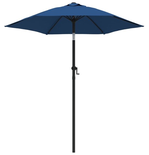 Garden Parasol Blue 200x224 cm Aluminium