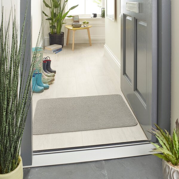Marvel Boucle Washable Doormat Marvel Boucle Grey