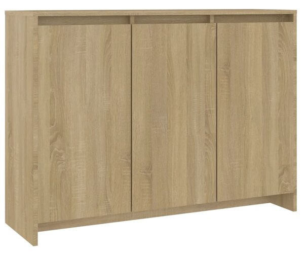 Sideboard Sonoma Oak 102x33x75 cm Engineered Wood