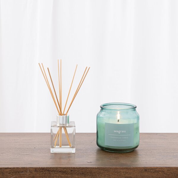 Seagrass 100ml Diffuser and Jar Candle Clear
