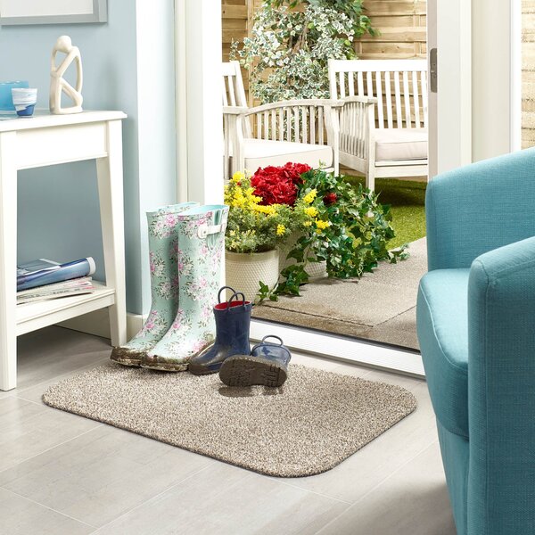 Marvel Mats Washable Doormat Natural Brown
