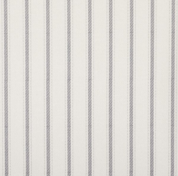 Printed Ticking Stripe Fabric Lining Grey