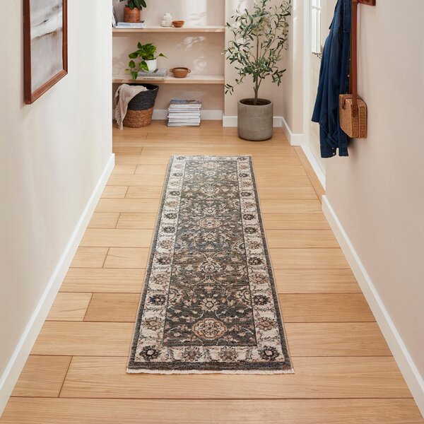 Vintage 35027 Traditional Runner 60cm x 230cm Green