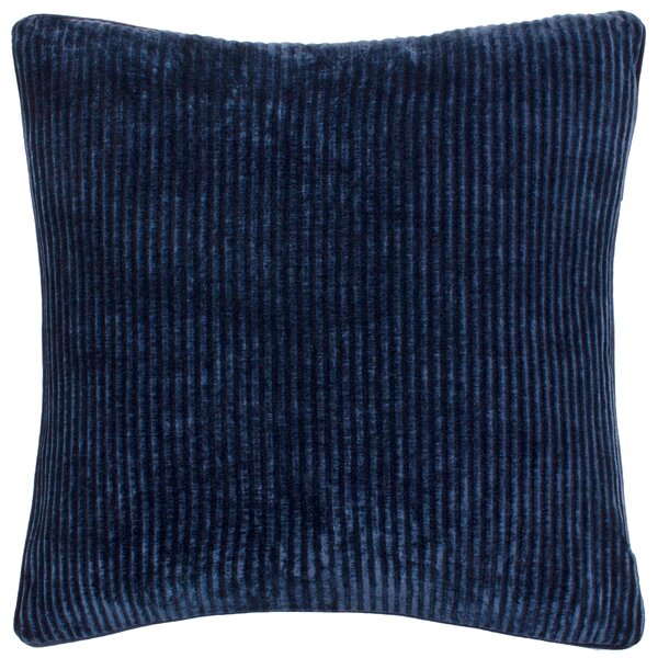 Garda Corduroy Piped 50cm x 50cm Filled Cushion Navy