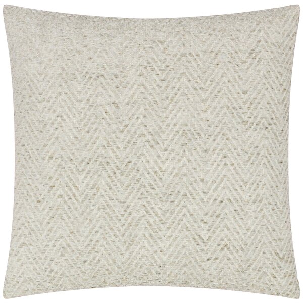 Croft Twill Woven 50cm x 50cm Filled Cushion Natural