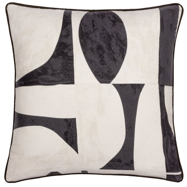 Carro Abstract Piped Filled Cushion 45cm x 45cm Dusk