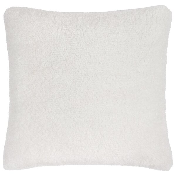 Olann Shearling Fleece 45cm x 45cm Filled Cushion Ecru