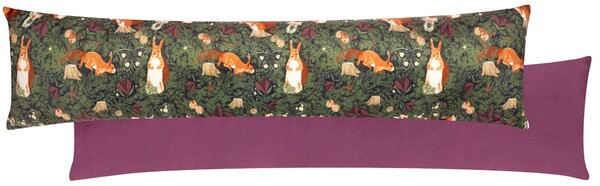 Pineberry Forest Velvet 90cm x 20cm Draught Excluder Multi