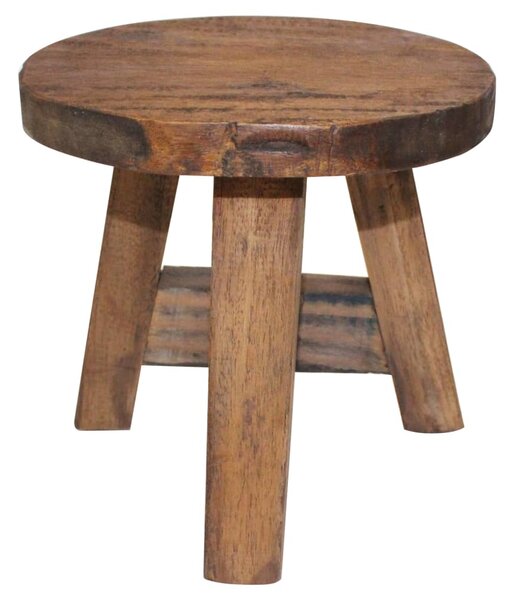 Stool Solid Mahogany Wood