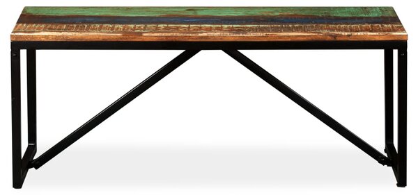 Bench Solid Reclaimed Wood 110x35x45 cm