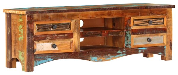 TV Cabinet 120x30x40 cm Solid Reclaimed Wood