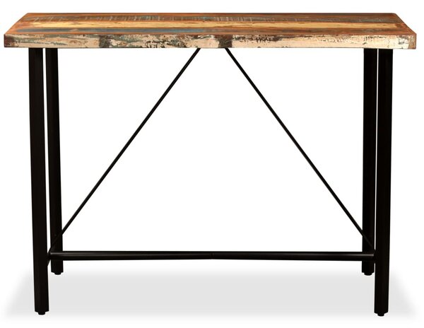 Bar Table Solid Reclaimed Wood 120x60x107 cm