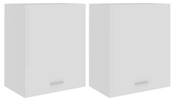 Hanging Cabinets 2 pcs White 50x31x60 cm Engineered Wood