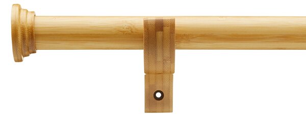 Bamboo Fixed Curtain Pole Natural