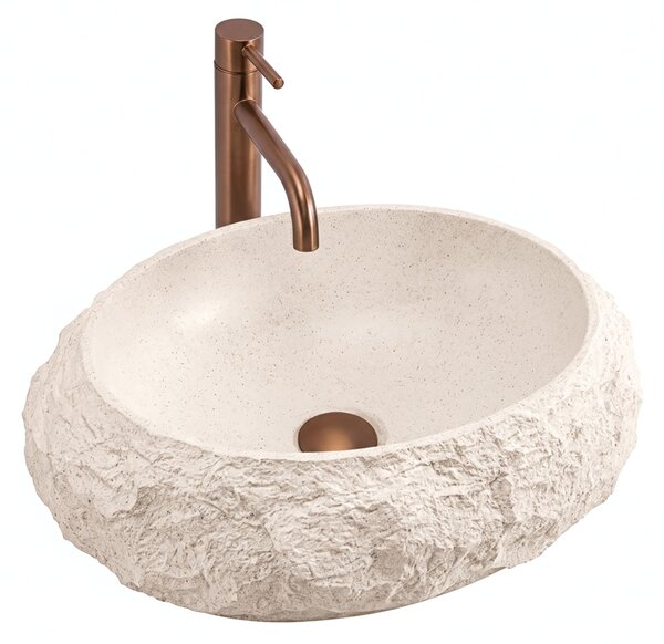 Countertop Basin Rea Mika Warm Beige