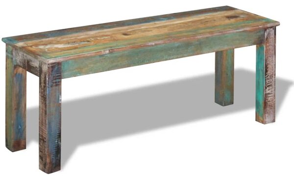 Bench Solid Reclaimed Wood 110x35x45 cm