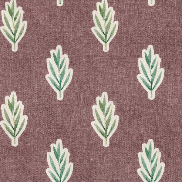 ANTE DECOR Hidcote Fabric Dark Mauve