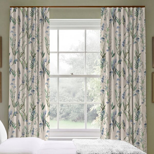 ANTE DECOR Combe Made To Measure Curtains Hyacinth Linen