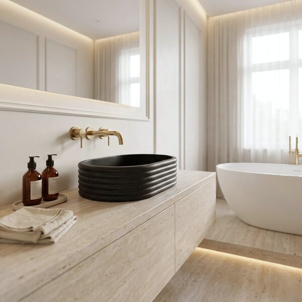 Countertop Basin Rea Nicoletta Black