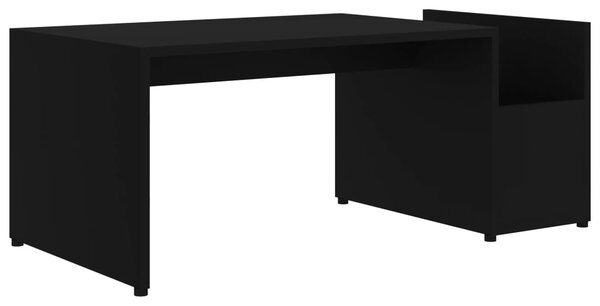 Coffee Table Black 90x45x35 cm Engineered Wood