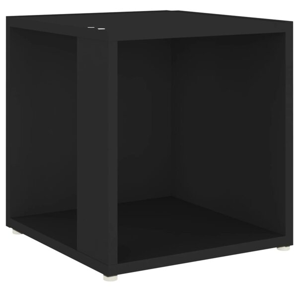 Side Table Black 33x33x34.5 cm Engineered Wood