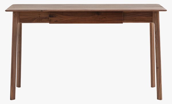Menorca Walnut One Drawer Desk