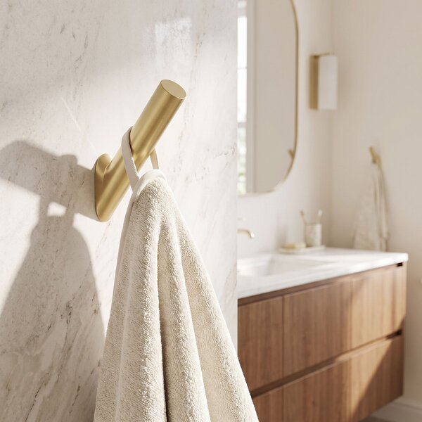 Bathroom hook WILL Brush Gold