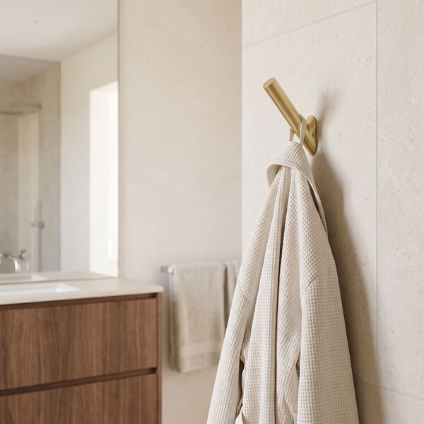 Bathroom hook WILL Brush Gold
