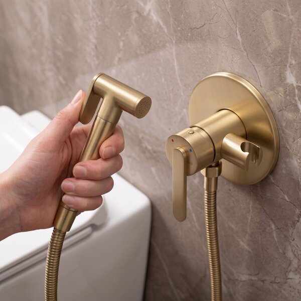 Bidet faucet Rea Ontario Brush Gold