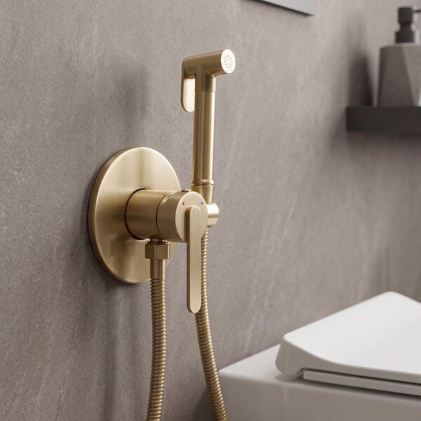 Bidet faucet Rea Ontario Brush Gold