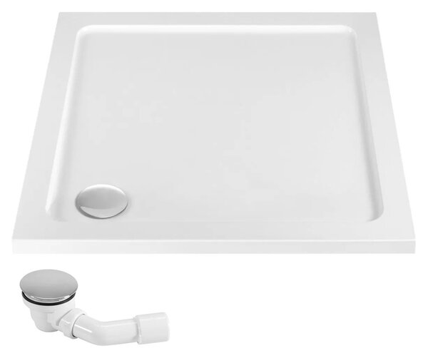 Shower enclosure SOLAR GOLD Brush 90x90