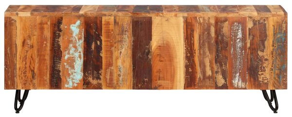 TV Cabinet 110x30x40 cm Solid Wood Reclaimed