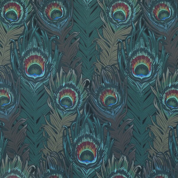 HOUSE Llewelyn-Bowen Naughty Aubrey Printed Velvet Fabric Pavoa