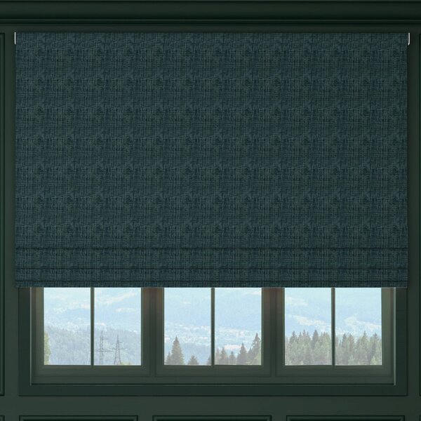 HOUSE Llewelyn-Bowen Ottoman Made To Measure Roman Blind Denim