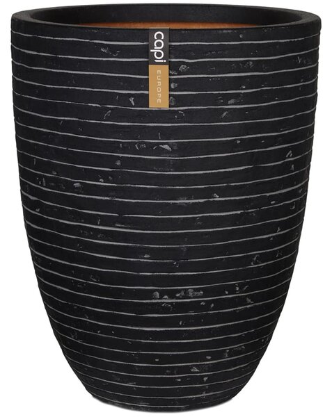 Capi Vase Nature Row Elegant Low 36x47 cm Anthracite KRWZ782