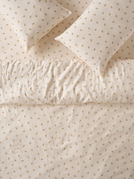 Honey Posy Bud Linen Blend Duvet Cover | Single | Piglet in Bed