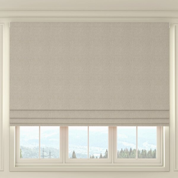 HOUSE Llewelyn-Bowen Oak Leaf Made To Measure Roman Blind Chalk